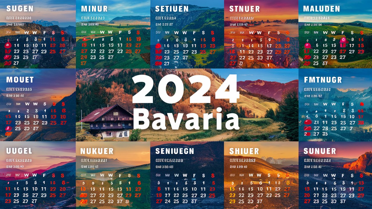 Kalender 2024 Bayern: Feiertage, Schulferien & perfekte Jahresplanung im Überblick