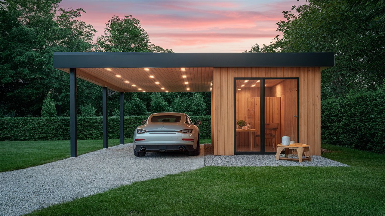 carport mit schuppen